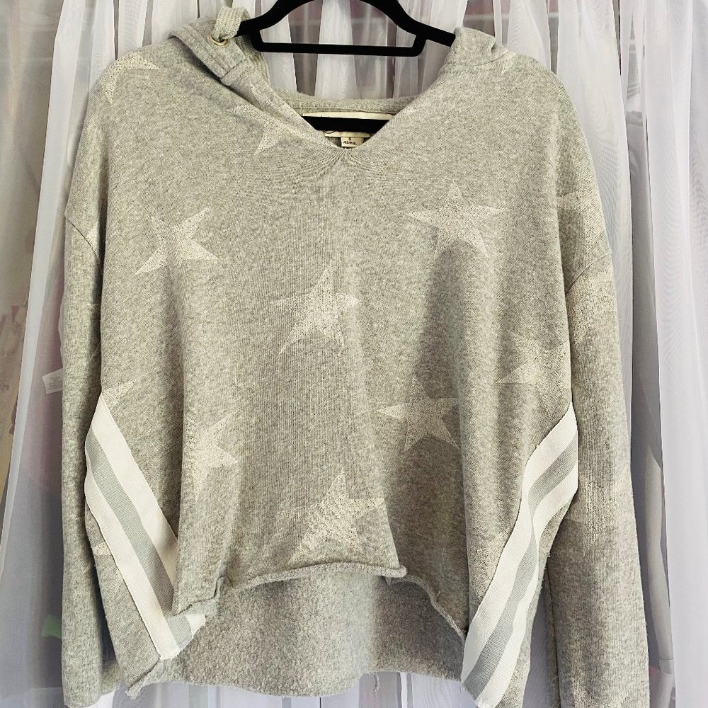 Vintage Havana Grey Star Hooded Sweater